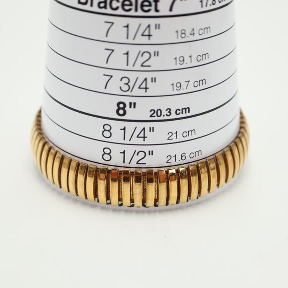 Caravelle by Bulova Gold Tone Watch 27mm Cream Date Expansion Band w New Battery - Picture 5 of 12